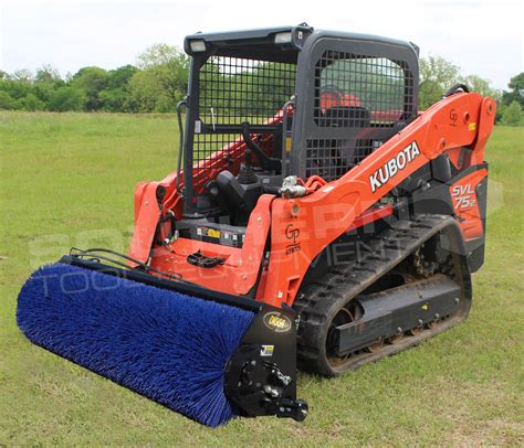 skid steer attachments for sale used|used skid steer sweeper attachment.